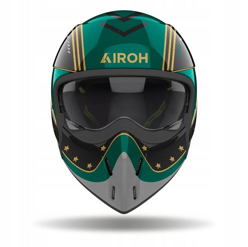MOTORCYCLE HELMET AIROH J110 COMMAND MINT GREEN GLOSS Manufacturer Airoh