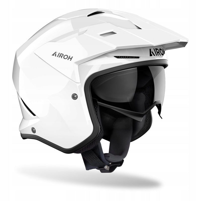 MOTORCYCLE HELMET AIROH KOMBAKT COLOR WHITE GLOSS S Manufacturer Airoh