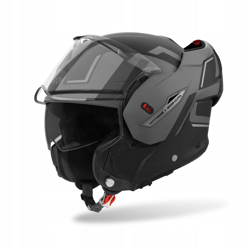 MOTORCYCLE HELMET AIROH MATHISSE 2 GENIUS GREY MATT M Size M