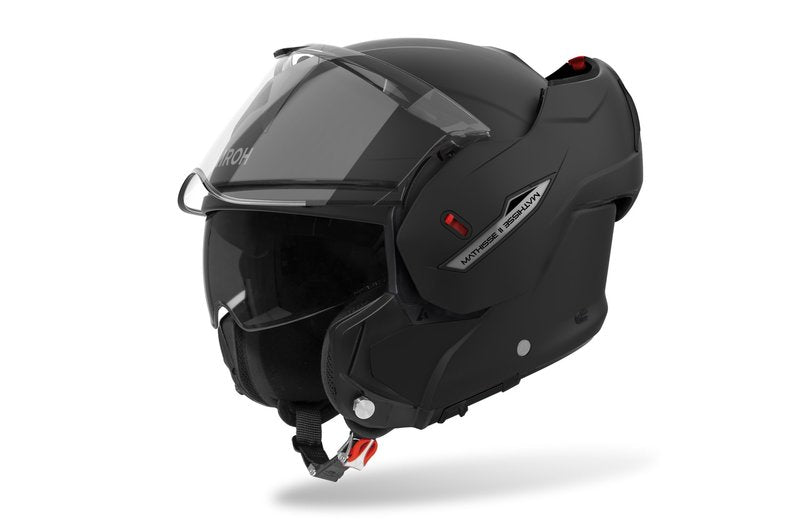 MOTORCYCLE HELMET AIROH MATHISSE II BLACK MATT M Visor Features integrated sun visor