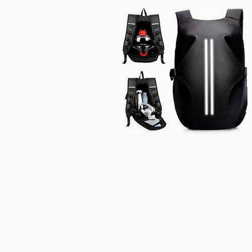 MOTORCYCLE HELMET BACKPACK WATERPROOF REFLECTIVE FOR MAN HOME