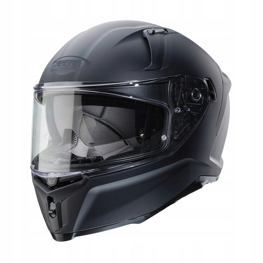 MOTORCYCLE HELMET CABERG AVALON BLACK MAT INTEGRAL BLEND S