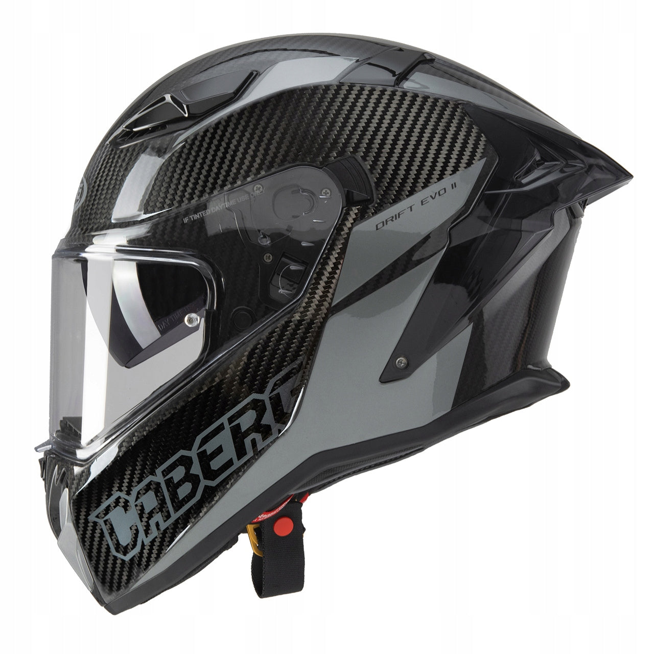 MOTORCYCLE HELMET CABERG DRIFT EVO II CARBON INTEGRAL BLEND PINLOCK XL