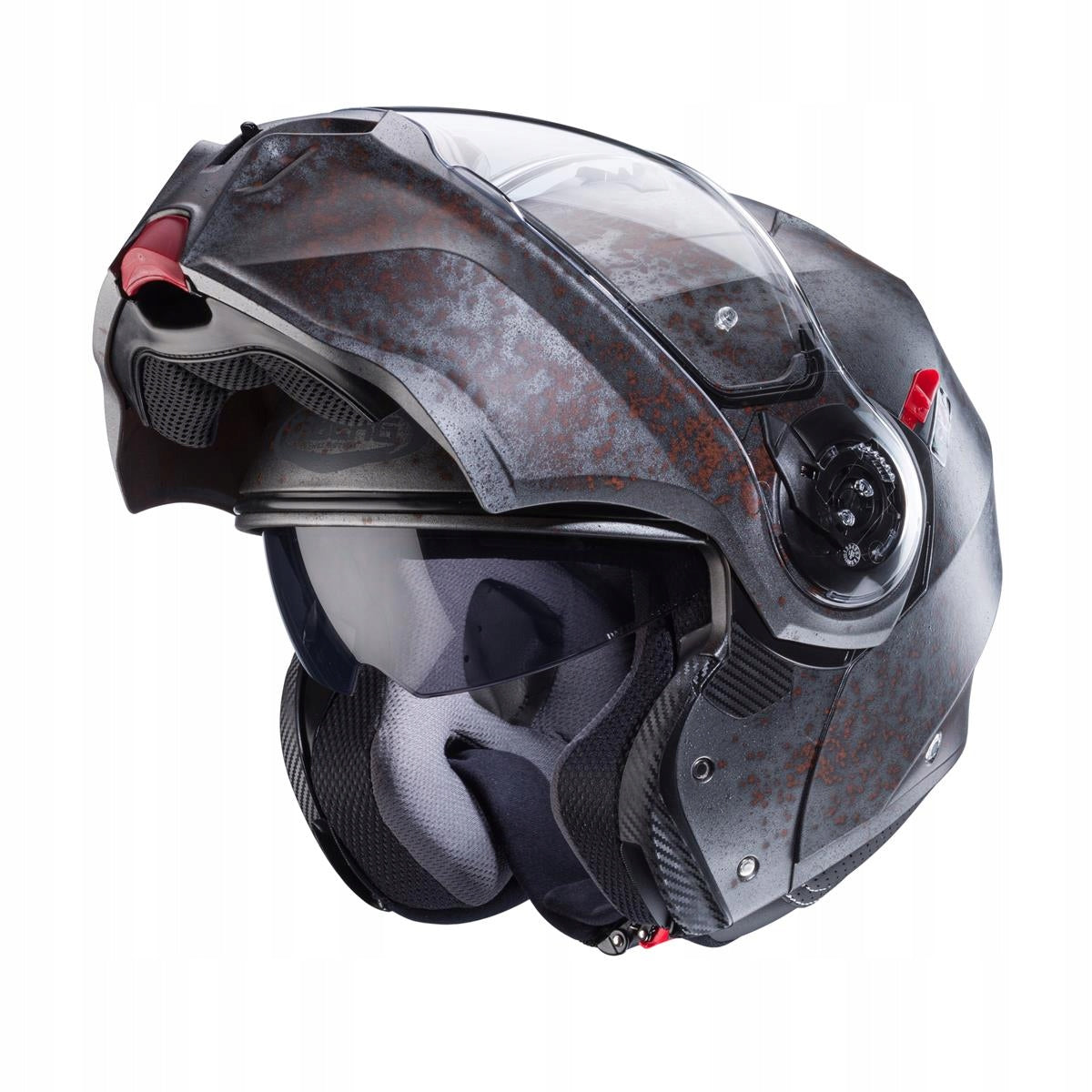 MOTORCYCLE HELMET CABERG DUKE EVO MOVE GREY RUSTY JAW PINLOCK BLEND Packaging status original