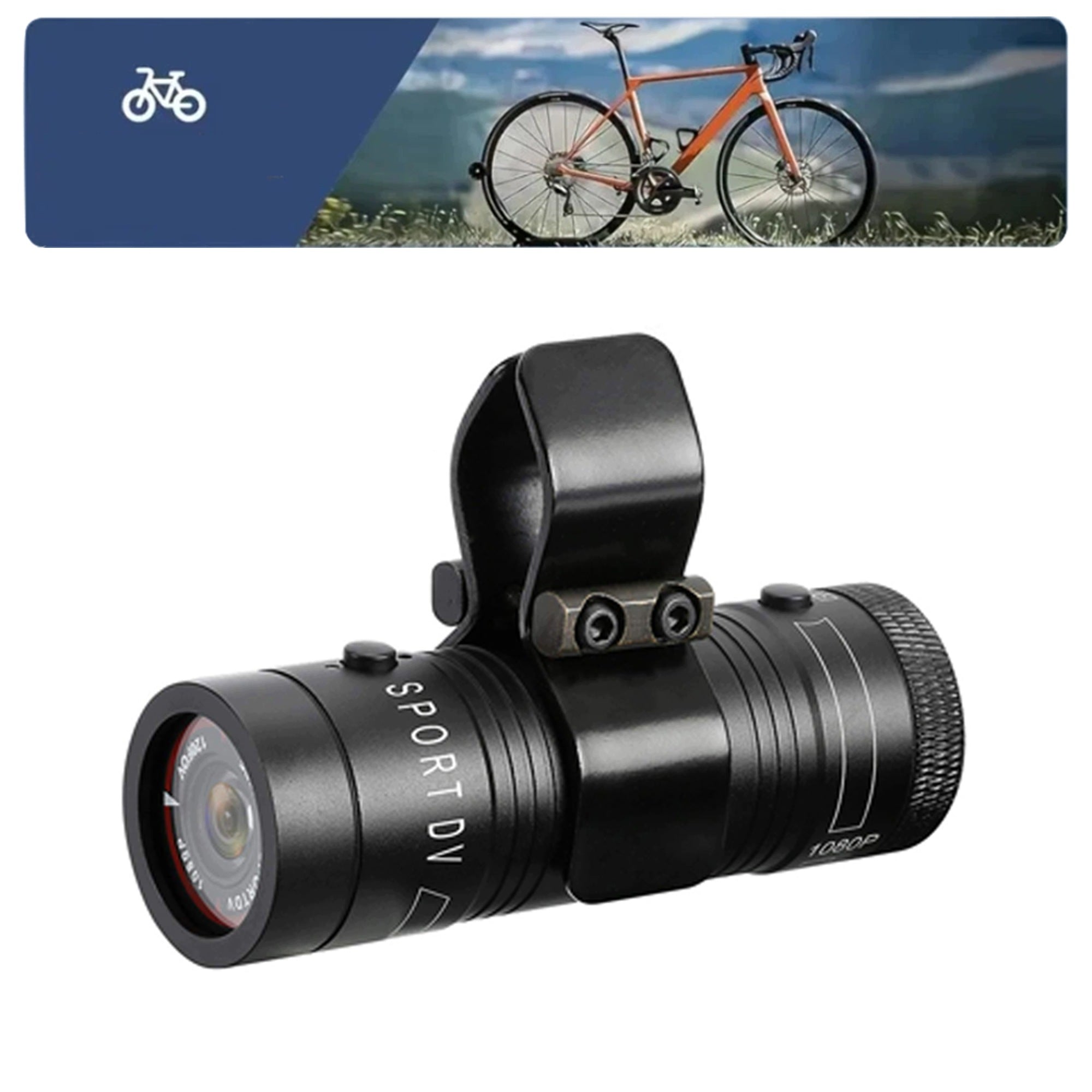 MOTORCYCLE HELMET CAMERA HANDLEBAR HD 1080P (5V 1A)