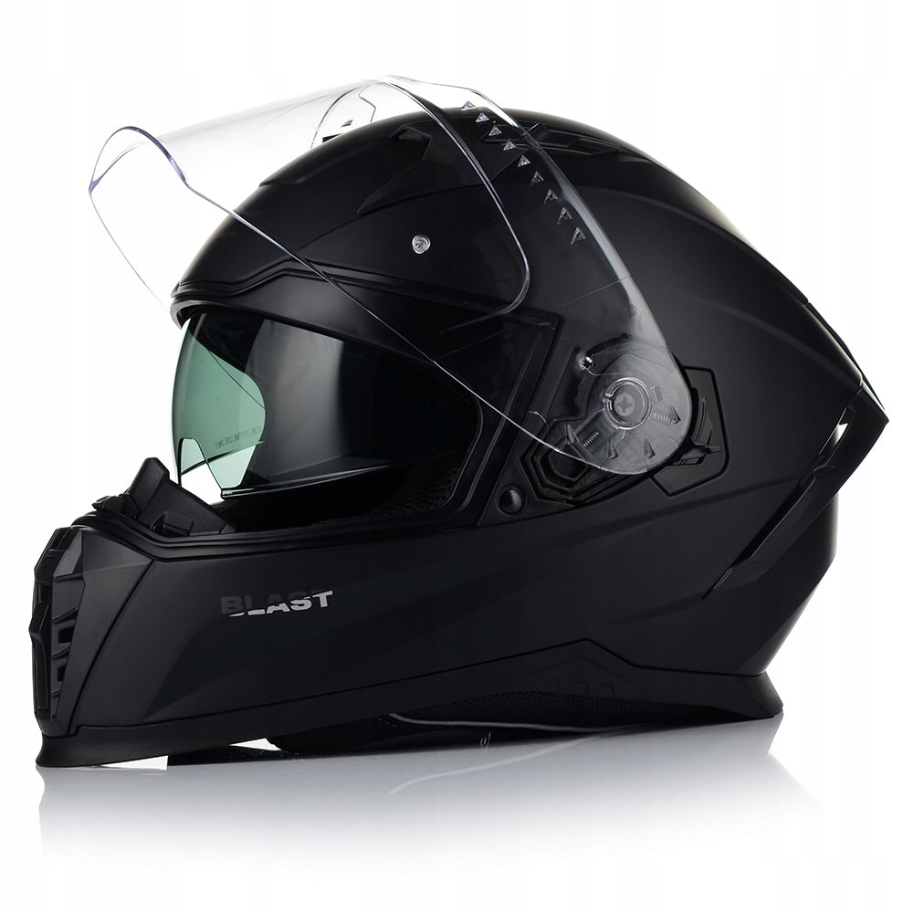 MOTORCYCLE HELMET CGM 311A BLAST BLACK MAT ECER 22.06 + BLEND + ANTIFOG Manufacturer CGM