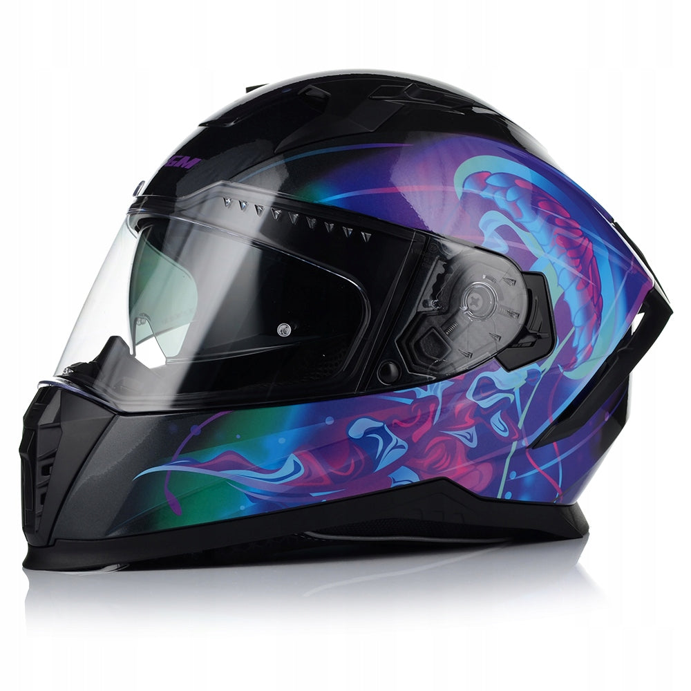 MOTORCYCLE HELMET CGM 311A BLAST WOMEN BLACK ECER 22.06 + BLEND + ANTIFOG Manufacturer CGM