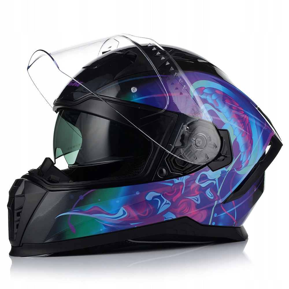 MOTORCYCLE HELMET CGM 311A BLAST WOMEN BLACK ECER 22.06 + BLEND + ANTIFOG Packaging status original