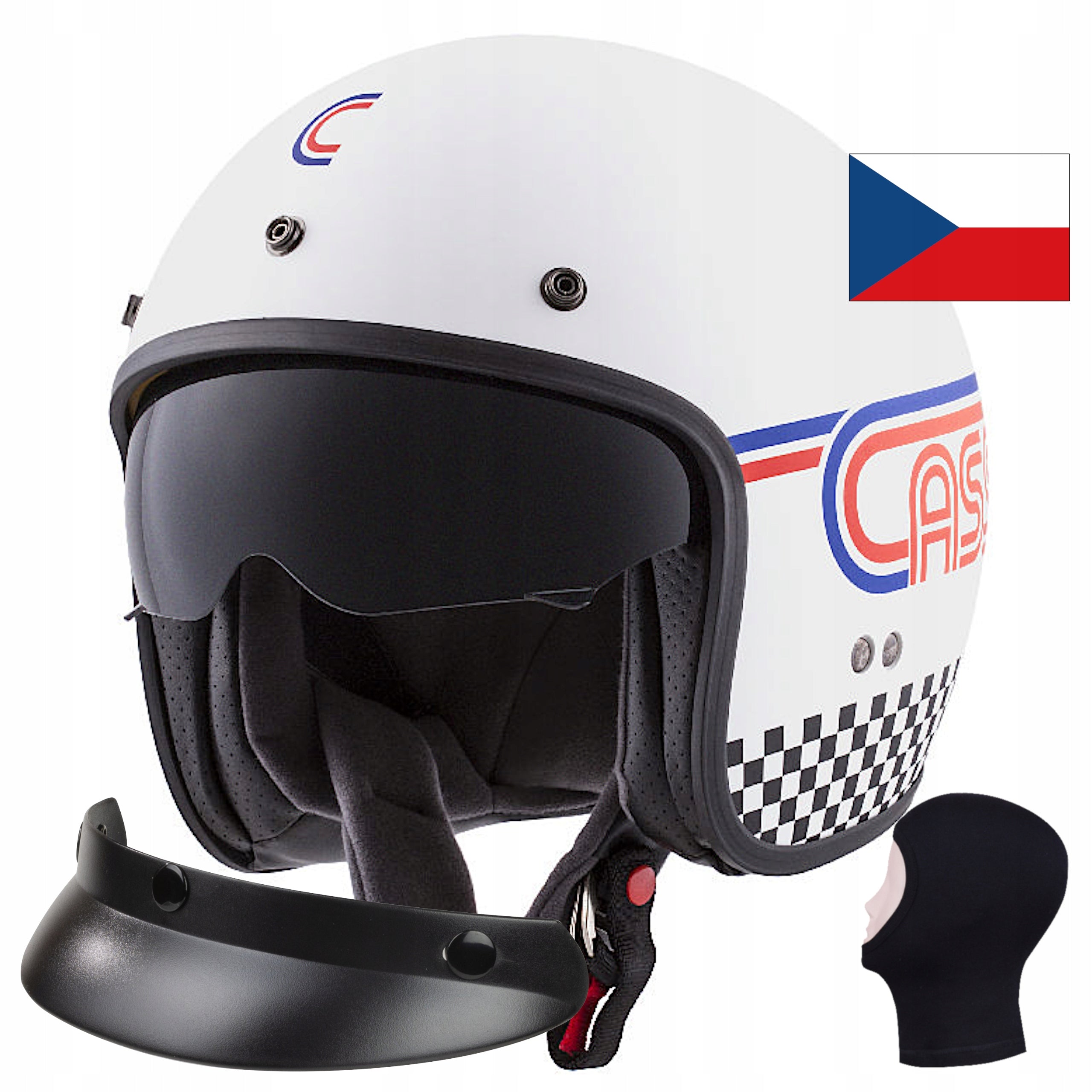 MOTORCYCLE HELMET CHOPPER CRUISER SCOOTER CASSIDA S