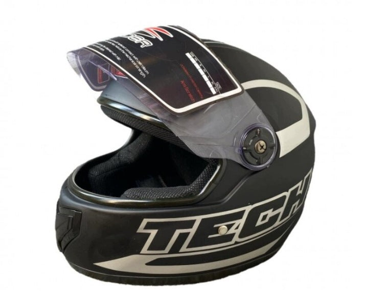 MOTORCYCLE HELMET CLOSED FULL MOTOR SCOOTER INTEGRAL QUAD SIZE L