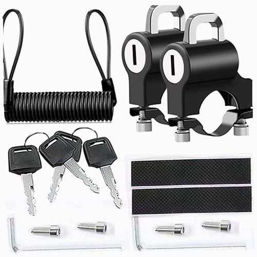 MOTORCYCLE HELMET CLOSURE UNIVERSAL THEFT PROTECTION 2