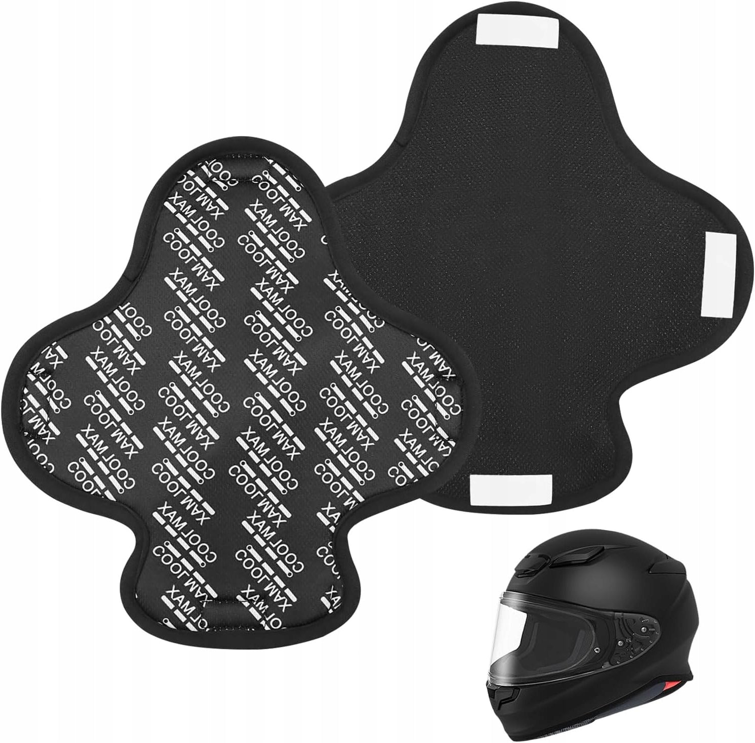 MOTORCYCLE HELMET COVER PREVENTS SWEAT AND HAS A UNIVERSAL SIZE