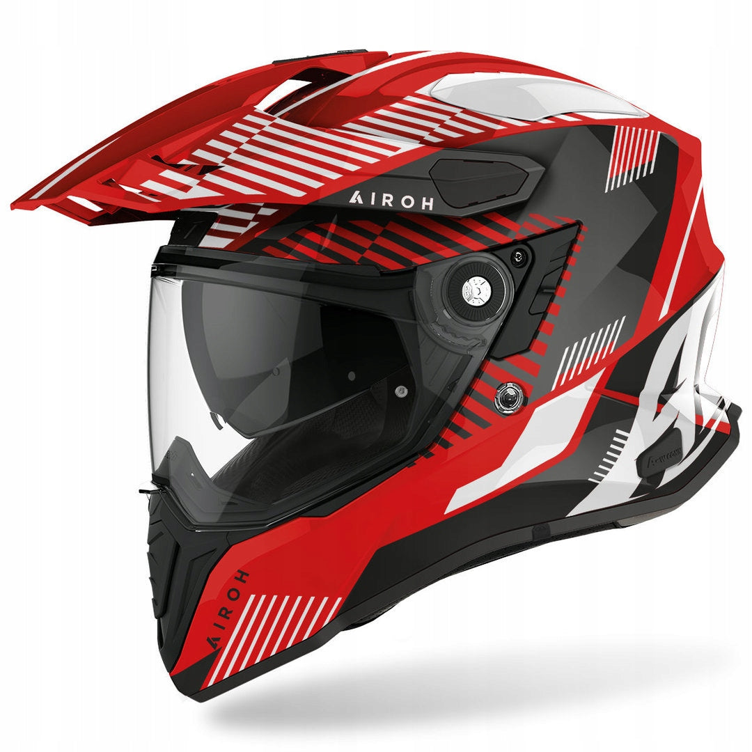 MOTORCYCLE HELMET CROSS COMMANDER AIROH PINLOCK M