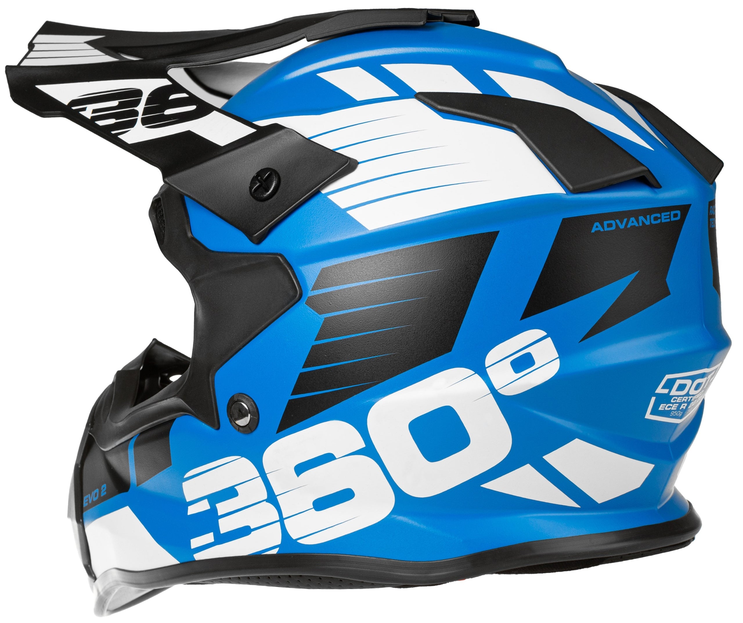 MOTORCYCLE HELMET CROSS ENDURO ATV MTB DOWNHILL EUROPEAN APPROVAL "M" Manufacturer no brand