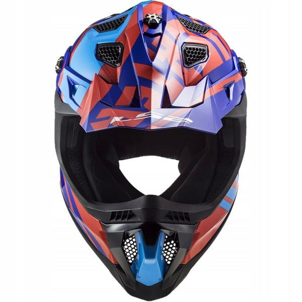 MOTORCYCLE HELMET CROSS ENDURO LS2 MX700 EVO GAMMAX RED BLUE XXL Manufacturer's catalog number AK4070022327