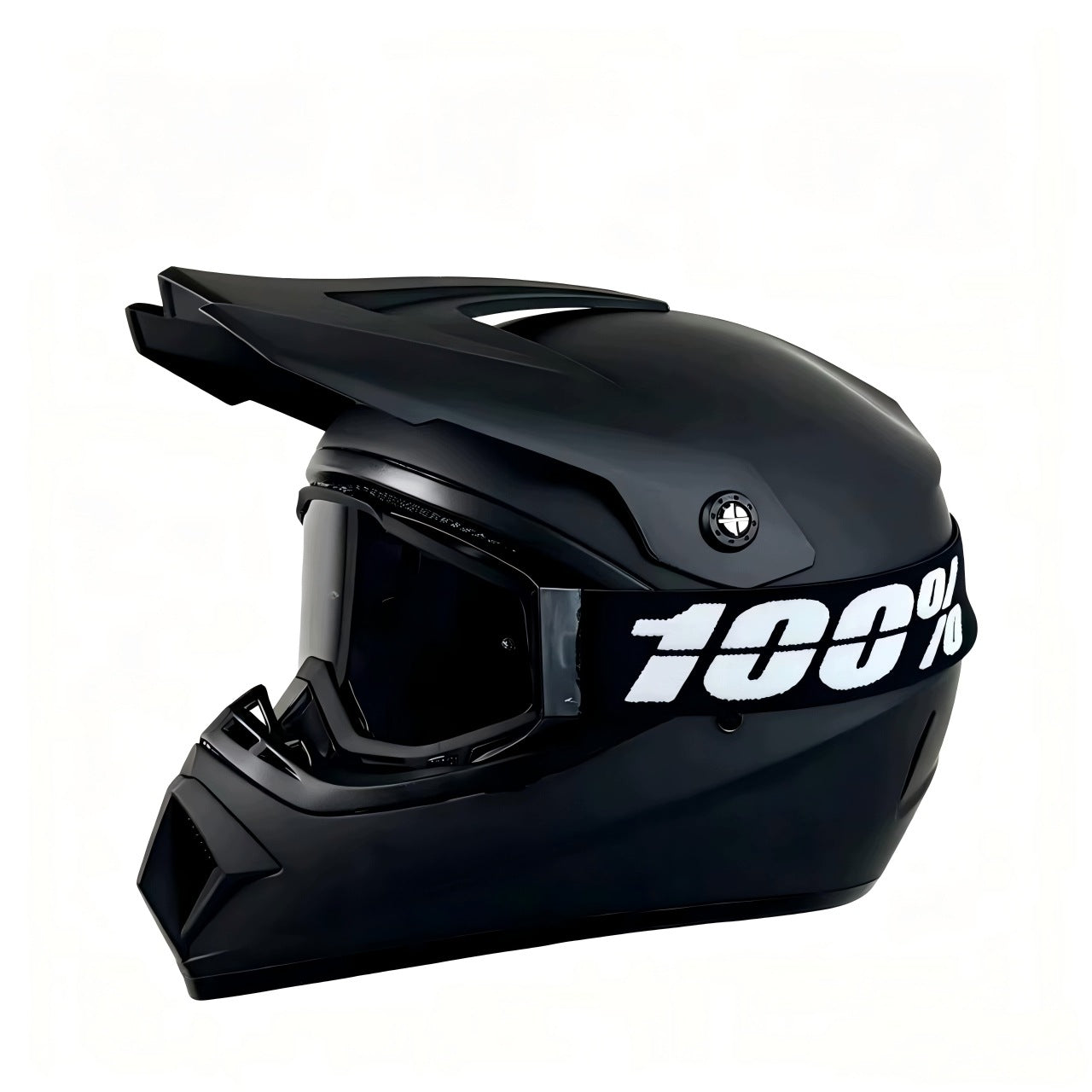 MOTORCYCLE HELMET CROSS LIGHT ENDURO+GOGLE+GLOVES SIZE M (55-56 CM) Packaging status original