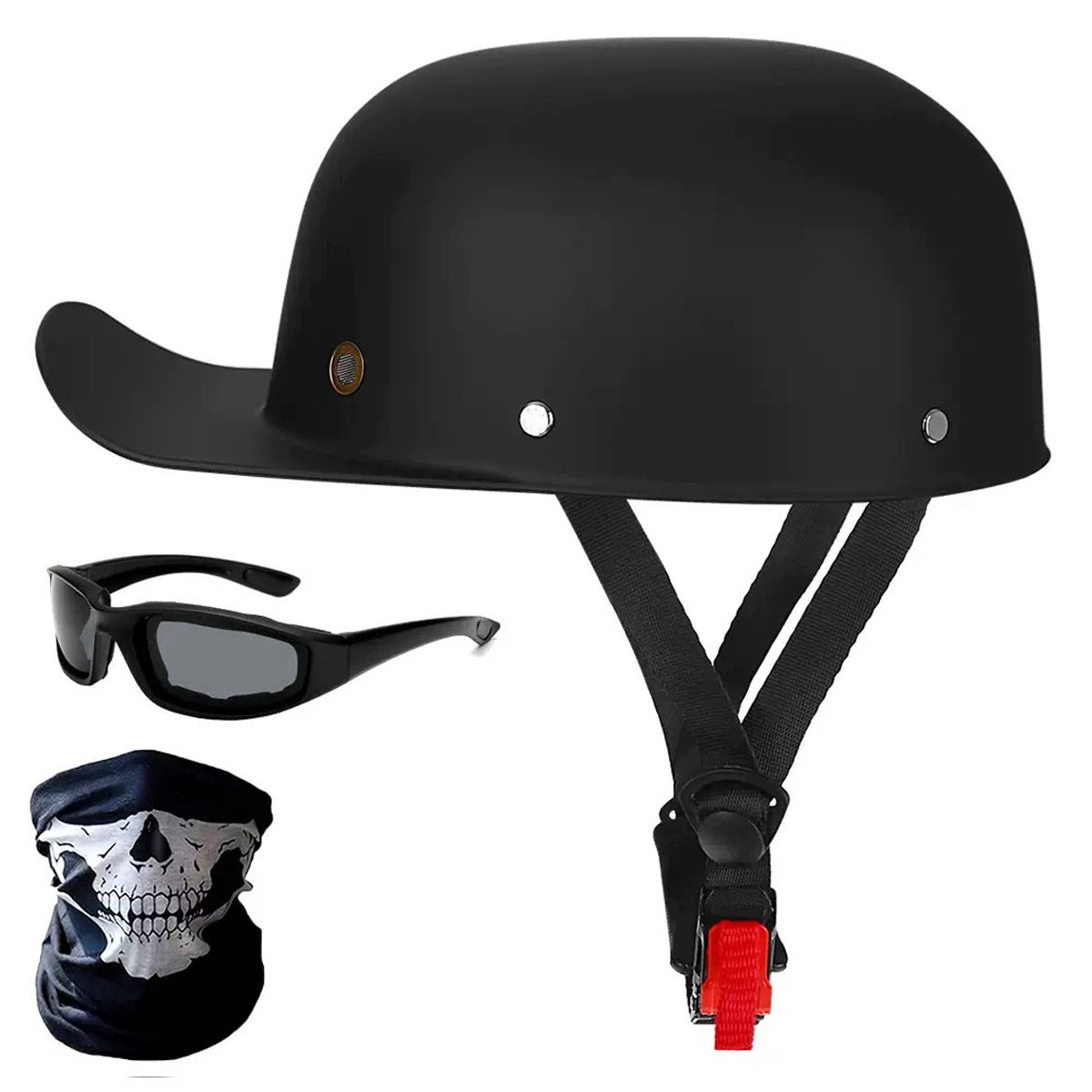 MOTORCYCLE HELMET CROSS LIGHT ENDURO QUAD + GOGGLES + MASK M