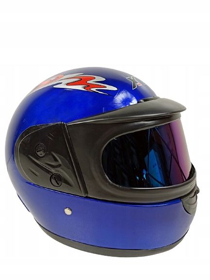 MOTORCYCLE HELMET DOUBLE GLASS HELMET INTERGRAL COLORS BLACK RED NO