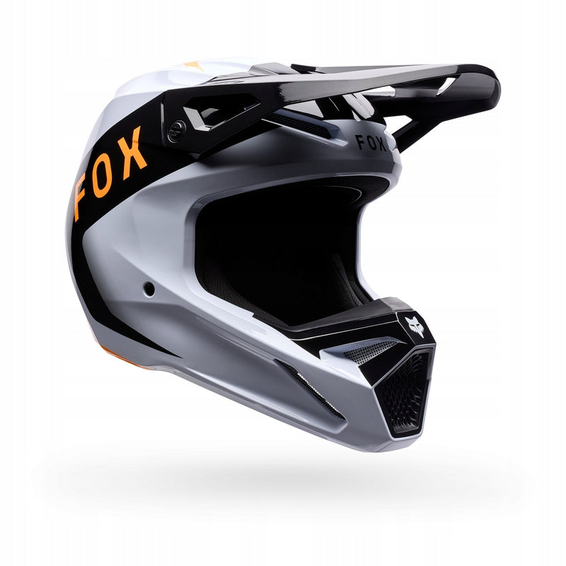 MOTORCYCLE HELMET FOX V1 NOBLE BLACK WHITE XL Size XL