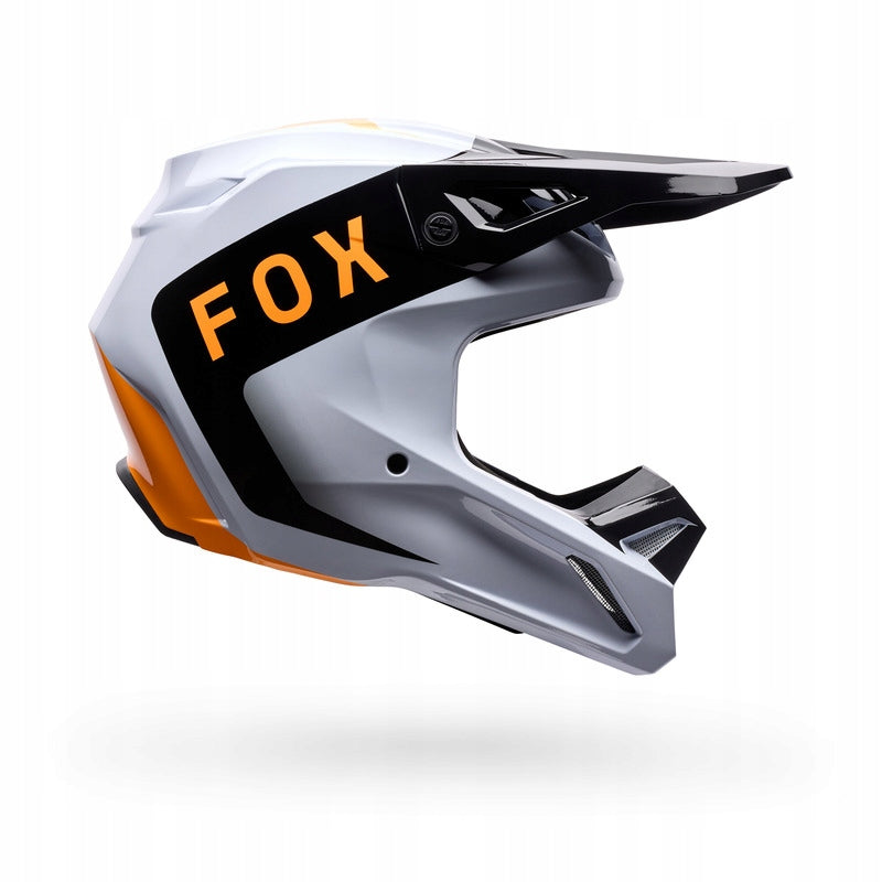 MOTORCYCLE HELMET FOX V1 NOBLE BLACK WHITE XL