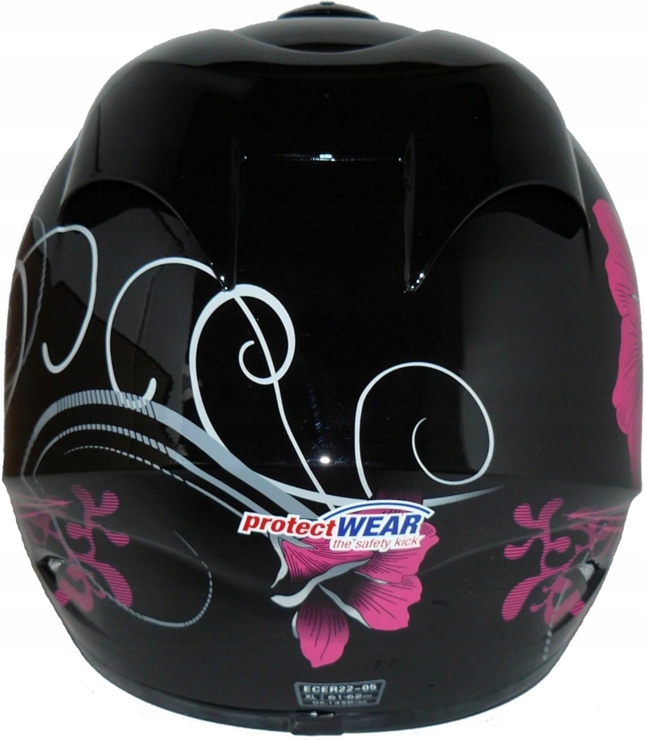 MOTORCYCLE HELMET FULL WOMEN'S ECE VISOR BAG Packaging status original