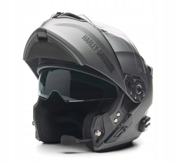 MOTORCYCLE HELMET HARLEY DAVIDSON OUTRUSH R BLUETOOTH GREY MAT XXL