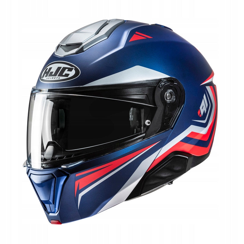MOTORCYCLE HELMET HJC I91 TRICUS BLUE RED XL