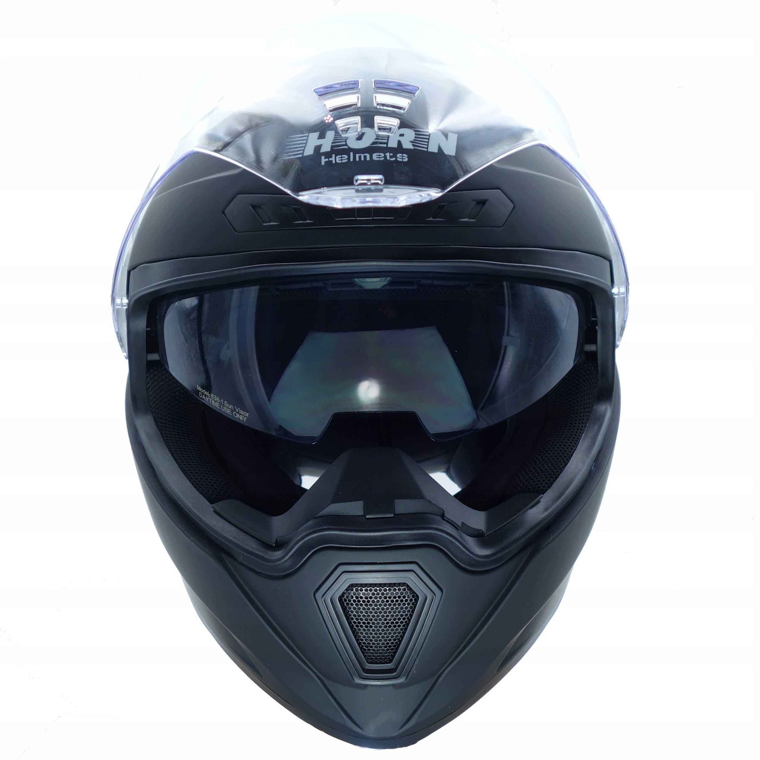 MOTORCYCLE HELMET HORN BLACK GLASS-COLORLESS FREEBIE FOR INTERCOM ECE2-06 M Manufacturer Horn