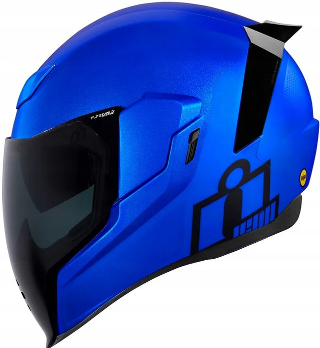 MOTORCYCLE HELMET ICON AIRFLITE JEWEL BLUE r.XXL FREEBIES Manufacturer Icon