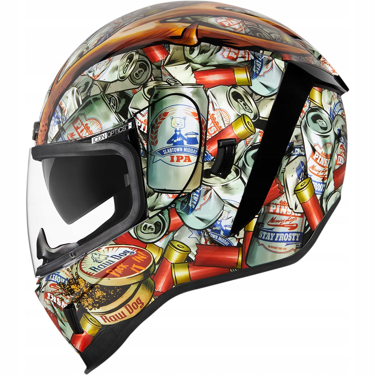MOTORCYCLE HELMET ICON AIRFORM BUCKFEVER DOT ECE 3xGRATIS r.L EAN (GTIN) 8804882392145