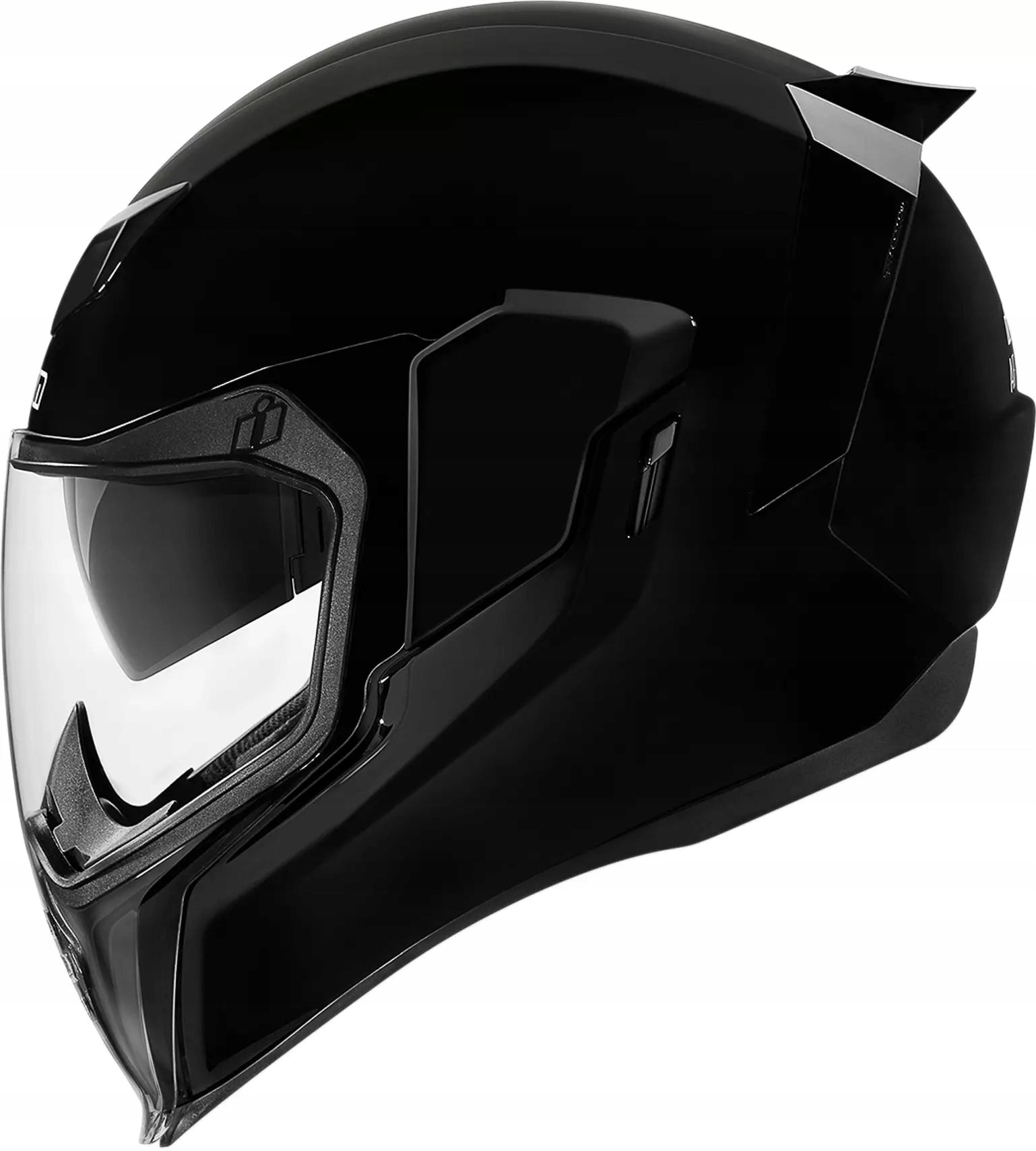 MOTORCYCLE HELMET ICON AIRLITE SOLID BLACK R. M Manufacturer Icon
