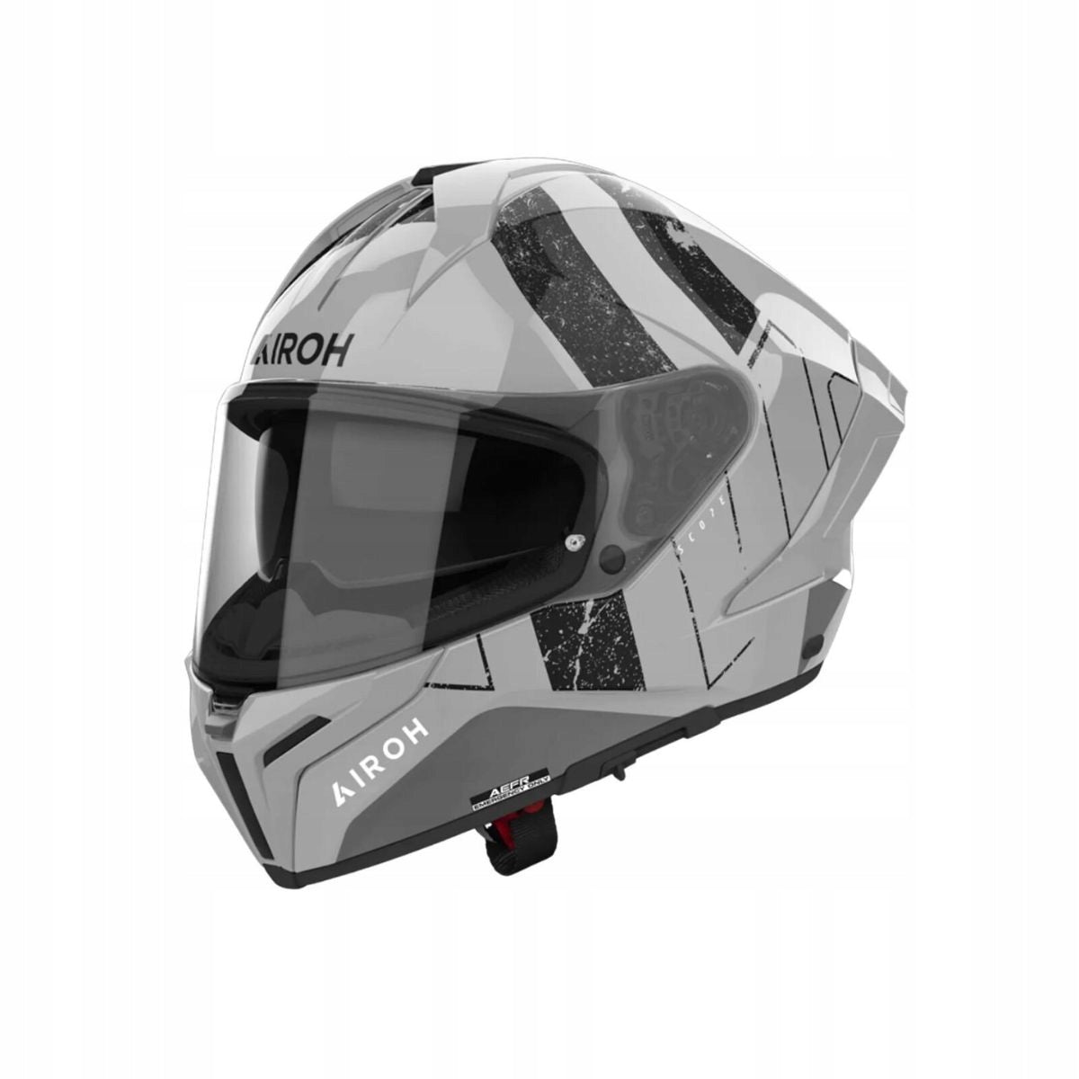 MOTORCYCLE HELMET INTEGRAL AIROH MATRYX SCOPE WHITE L