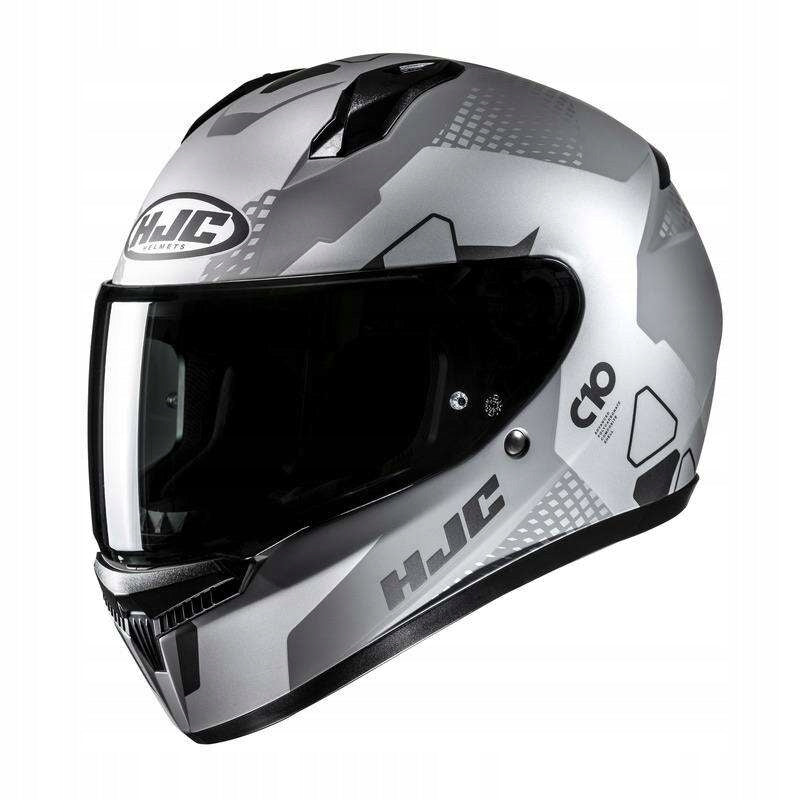 MOTORCYCLE HELMET INTEGRAL HJC C10 ASPA LIGHT GREY Roz. M