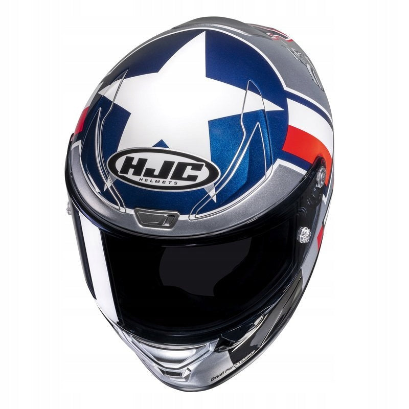 MOTORCYCLE HELMET INTEGRAL HJC RPHA1 BEN SPIES SILVERSTAR SILVER Packaging status original