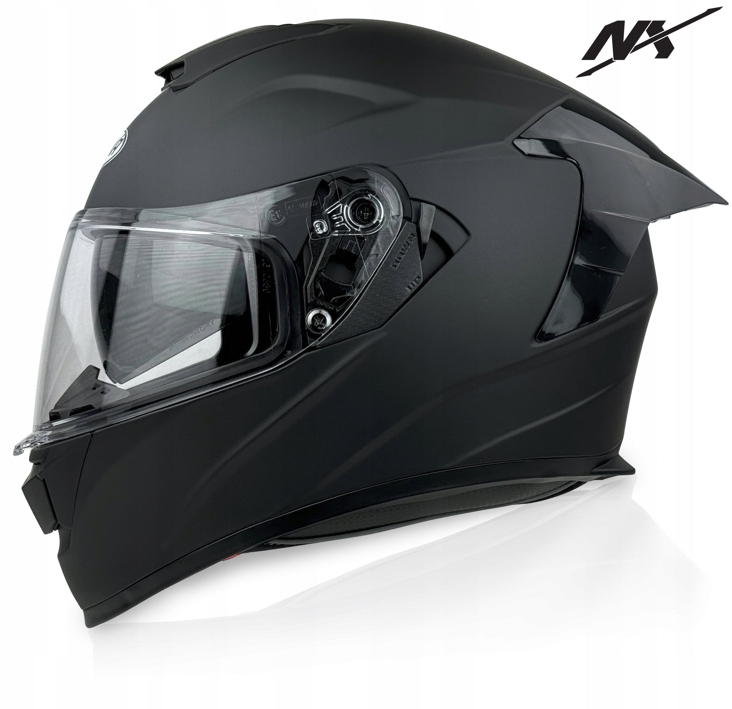 MOTORCYCLE HELMET INTEGRAL|NAXA F33 r.L+BLENDA|PLACE FOR INTERCOM GLASSES