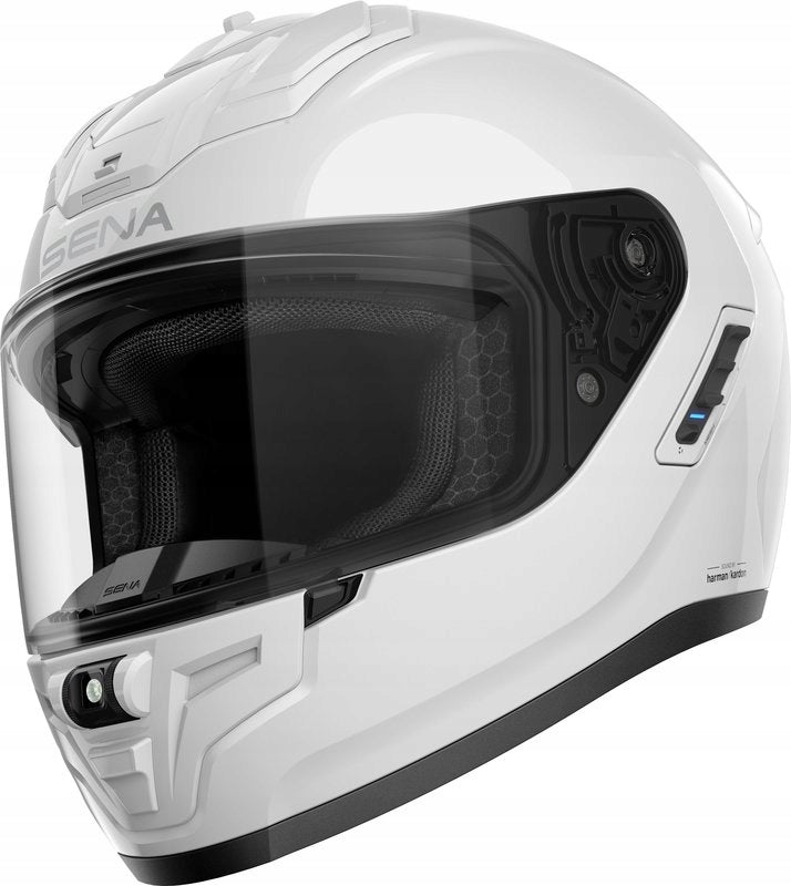 MOTORCYCLE HELMET INTEGRAL SENA PHANTOM GLOSSY WHITE M
