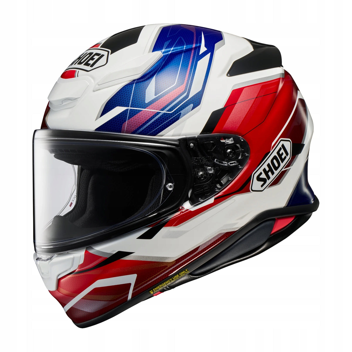 MOTORCYCLE HELMET INTEGRAL SHOEI NXR2 CAPRICCIO TC-10 BLUE/RED PINLOCK M