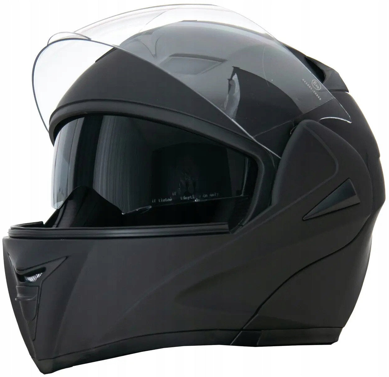 MOTORCYCLE HELMET JAW CLOSED SCOOTER QUAD BUGGY GOKART BLACK MAT L Manufacturer Safebet