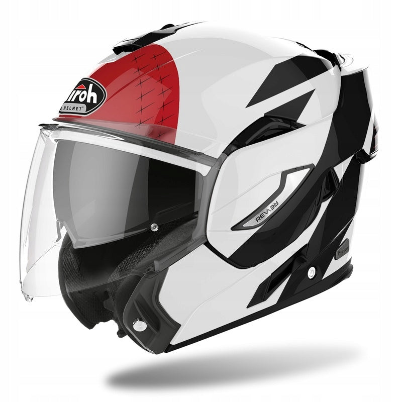 MOTORCYCLE HELMET JAW MODULAR AIROH REV 19 LEADEN RED GLOSS Manufacturer Airoh