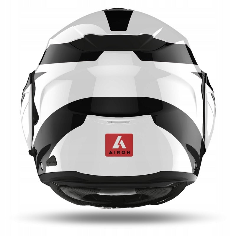 MOTORCYCLE HELMET JAW MODULAR AIROH REV 19 LEADEN RED GLOSS Manufacturer's catalog number REV19_L55_XL