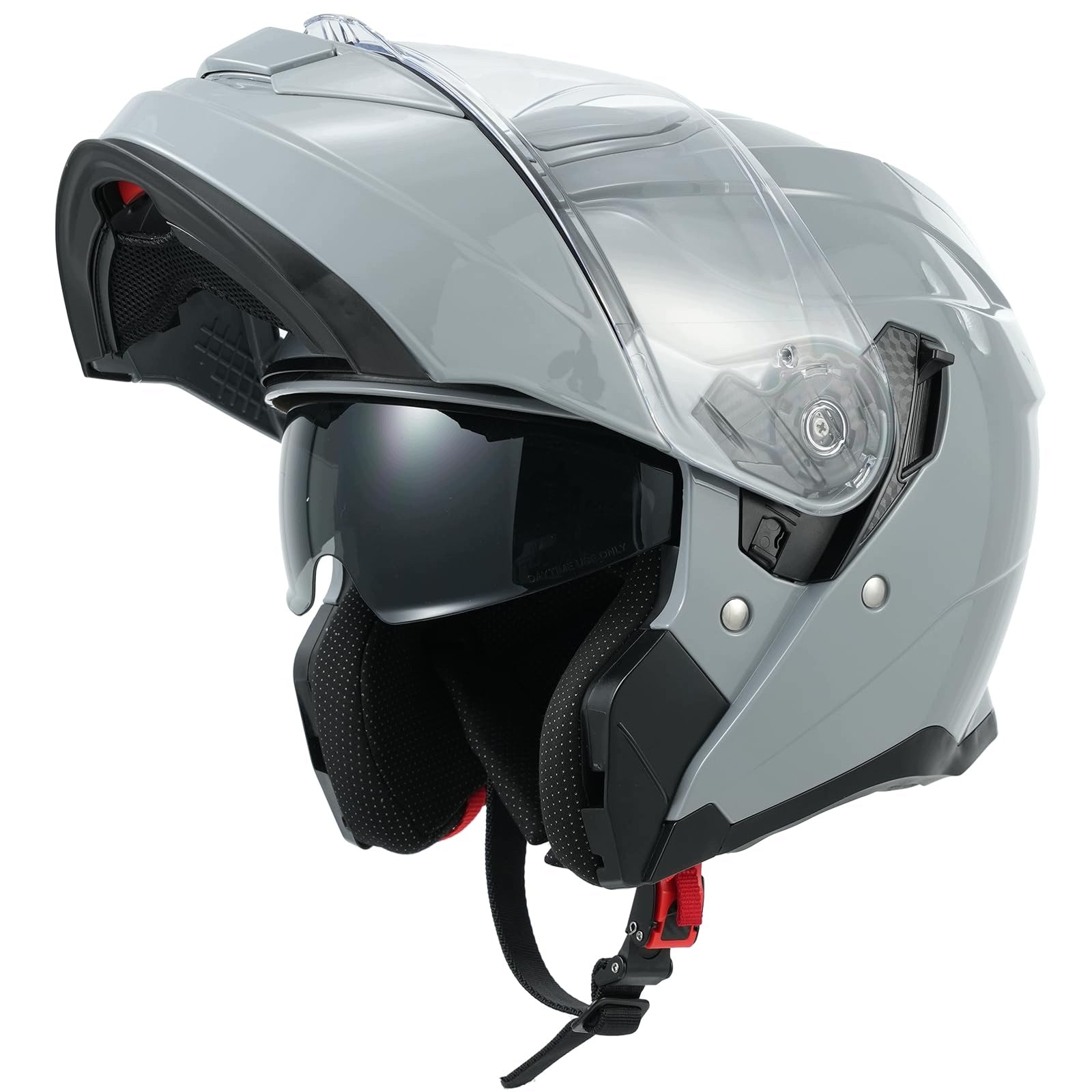 MOTORCYCLE HELMET JAW MODULAR MY 935 DOUBLE VISOR GREY M
