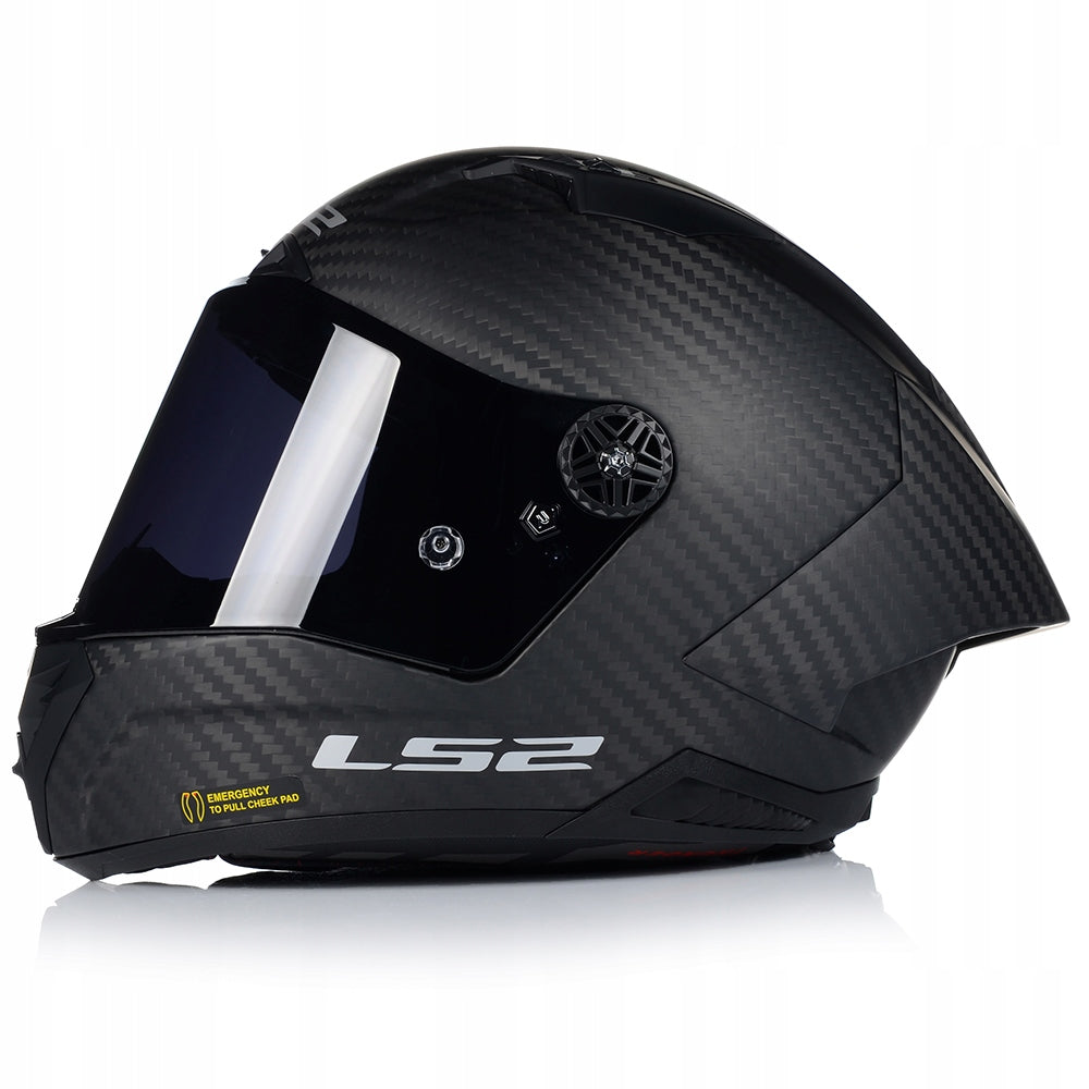 MOTORCYCLE HELMET LS2 FF805 THUNDER C GP AERO CARBON + PINLOCK + 2x GLASS Packaging status original