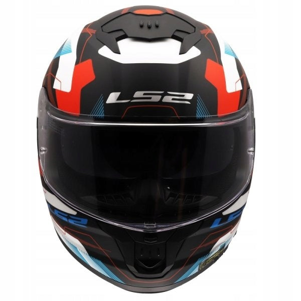 MOTORCYCLE HELMET LS2 FF808 STREAM II blend MIKA white blue red Roz.M Manufacturer LS2