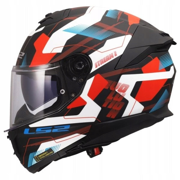 MOTORCYCLE HELMET LS2 FF808 STREAM II blend MIKA white blue red Roz.M Manufacturer's catalog number AK1680838014