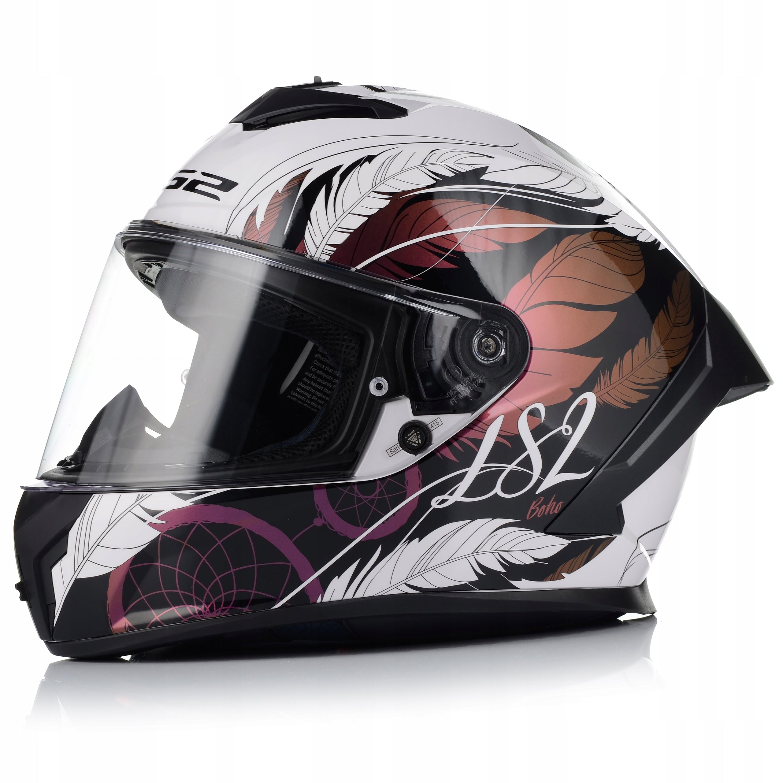 MOTORCYCLE HELMET | LS2 FF820 RAPID III BOHO | PINLOCK SYSTEM | ECER 22.06 Packaging status original
