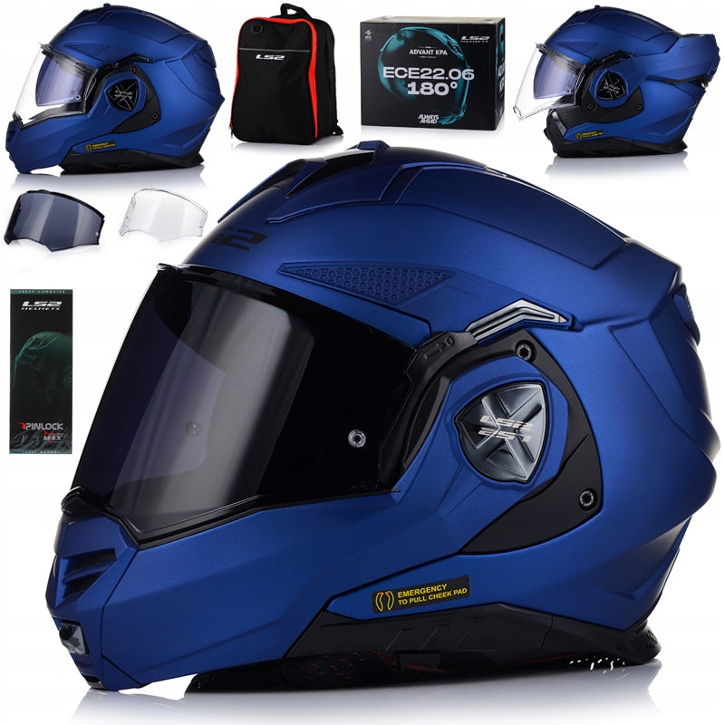 MOTORCYCLE HELMET | LS2 FF901 ADVANT X 180 | JAW + PINLOCK + BACKPACK