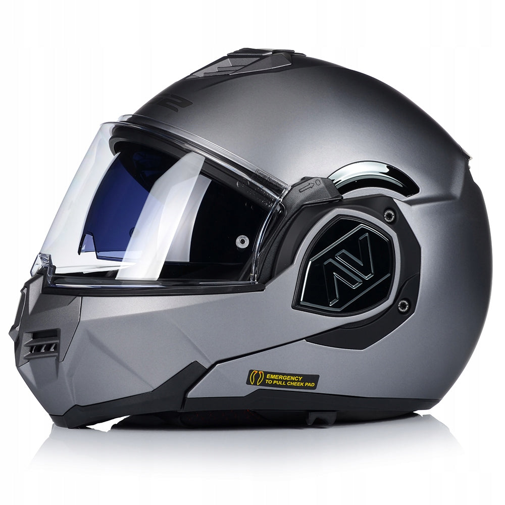 MOTORCYCLE HELMET | LS2 FF906 ADVANT SOLID | JAW + PINLOCK Packaging status original