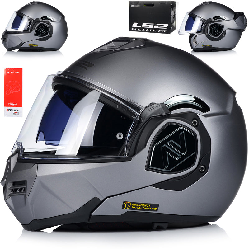 MOTORCYCLE HELMET | LS2 FF906 ADVANT SOLID | JAW + PINLOCK