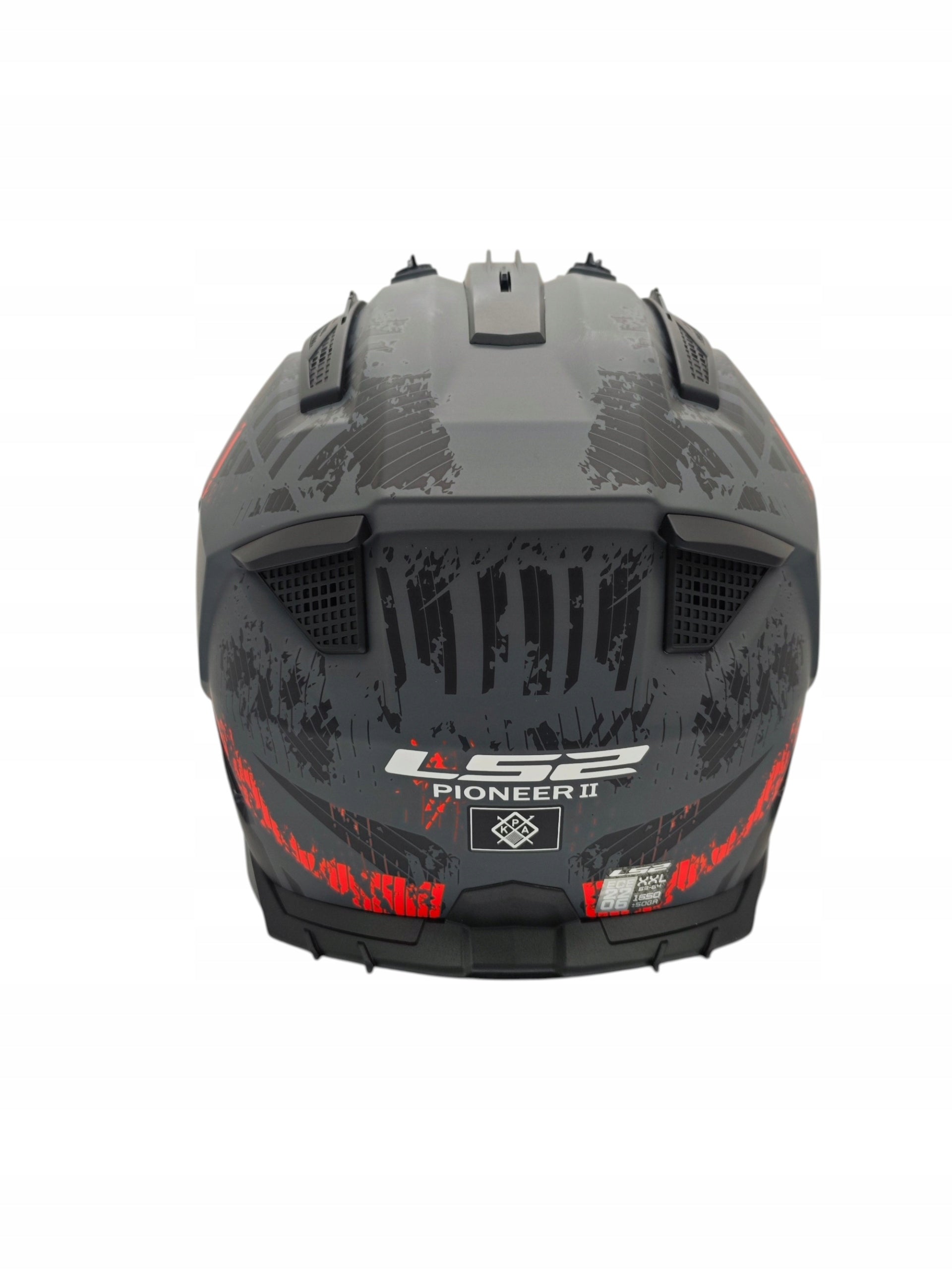 MOTORCYCLE HELMET LS2 MX702 PIONEER II ENDURO CROSS QUAD GLASS + BLENDA L Packaging status original