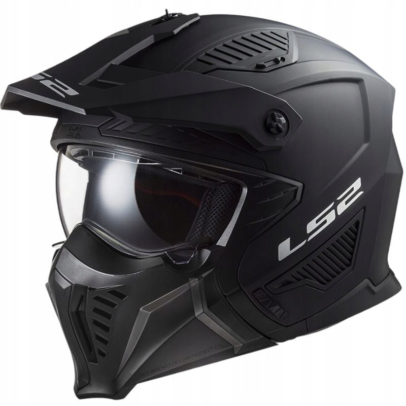 MOTORCYCLE HELMET LS2 OF606 DRIFTER SOLID MATT BLACK-06 L ECE 22.06